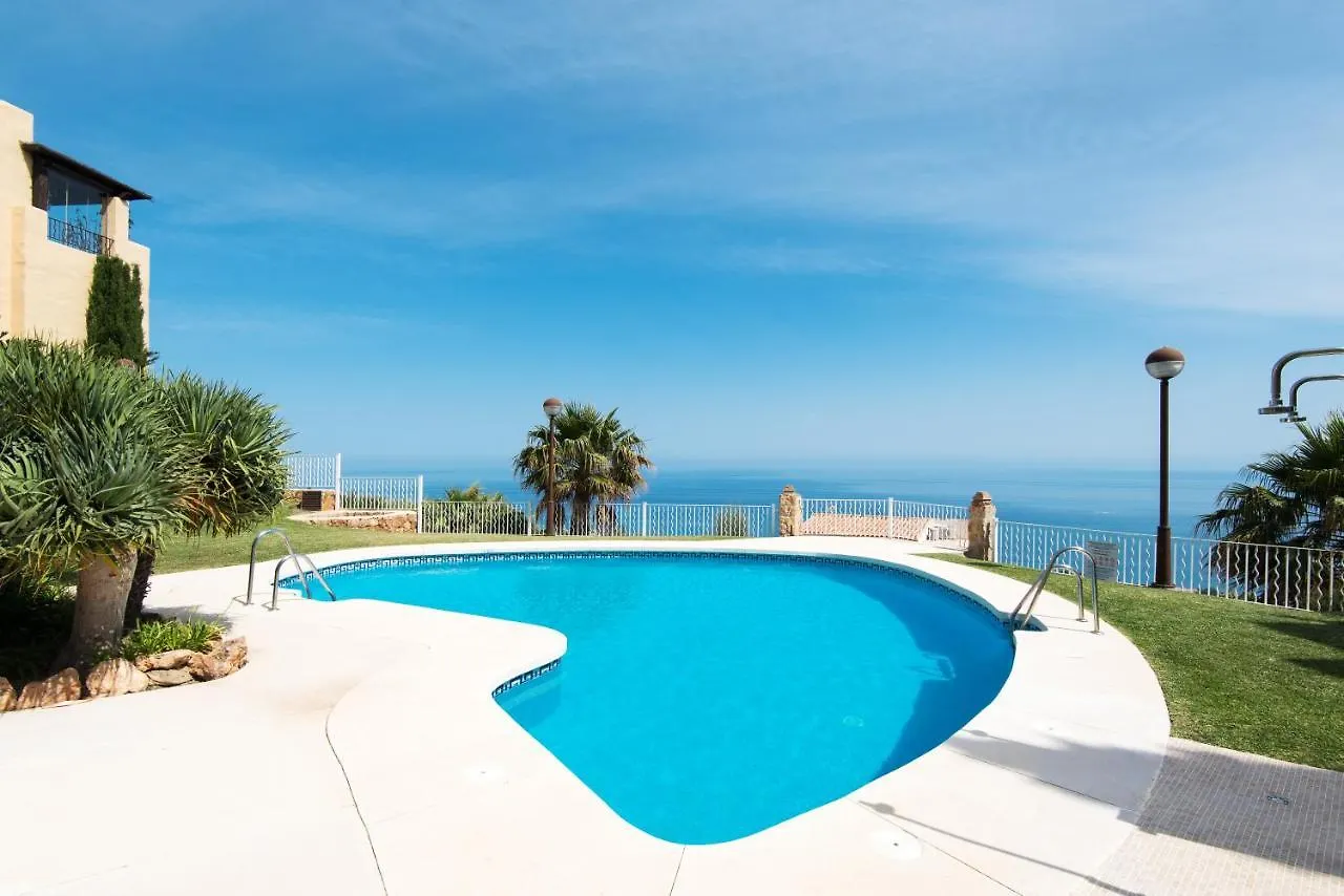 Piso Benalmadena Pueblo Con Vista, Piscina Y Tranquilidad Apartment
